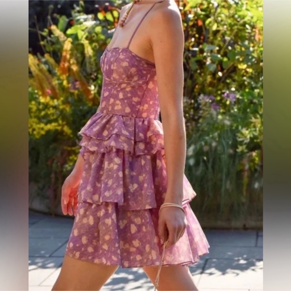 ULLA JOHNSON Celina Mini Dress Sz 2 - Picture 5 of 6